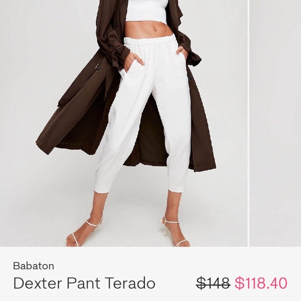 NWOT Dexter Pant Terado XXS